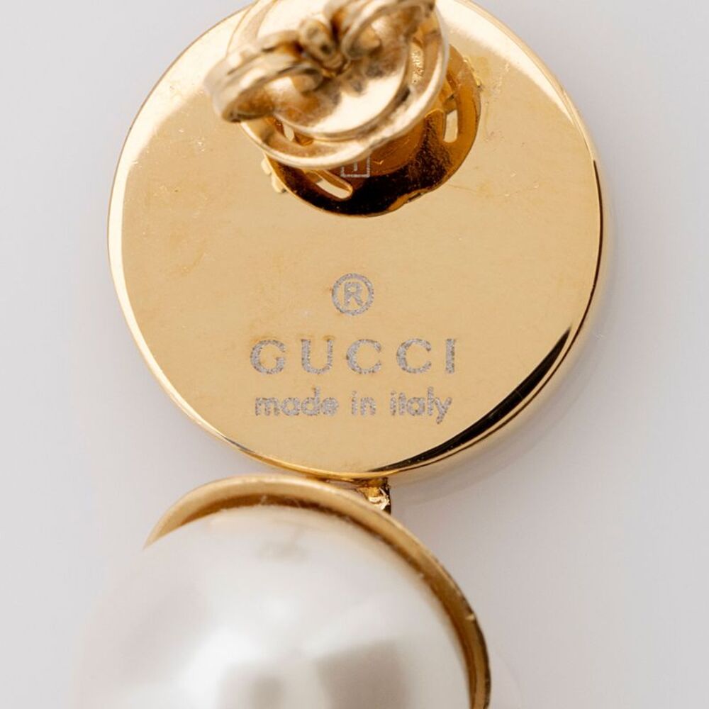 Gucci Faux Pearl Blondie Earrings - Picture 3 of 3